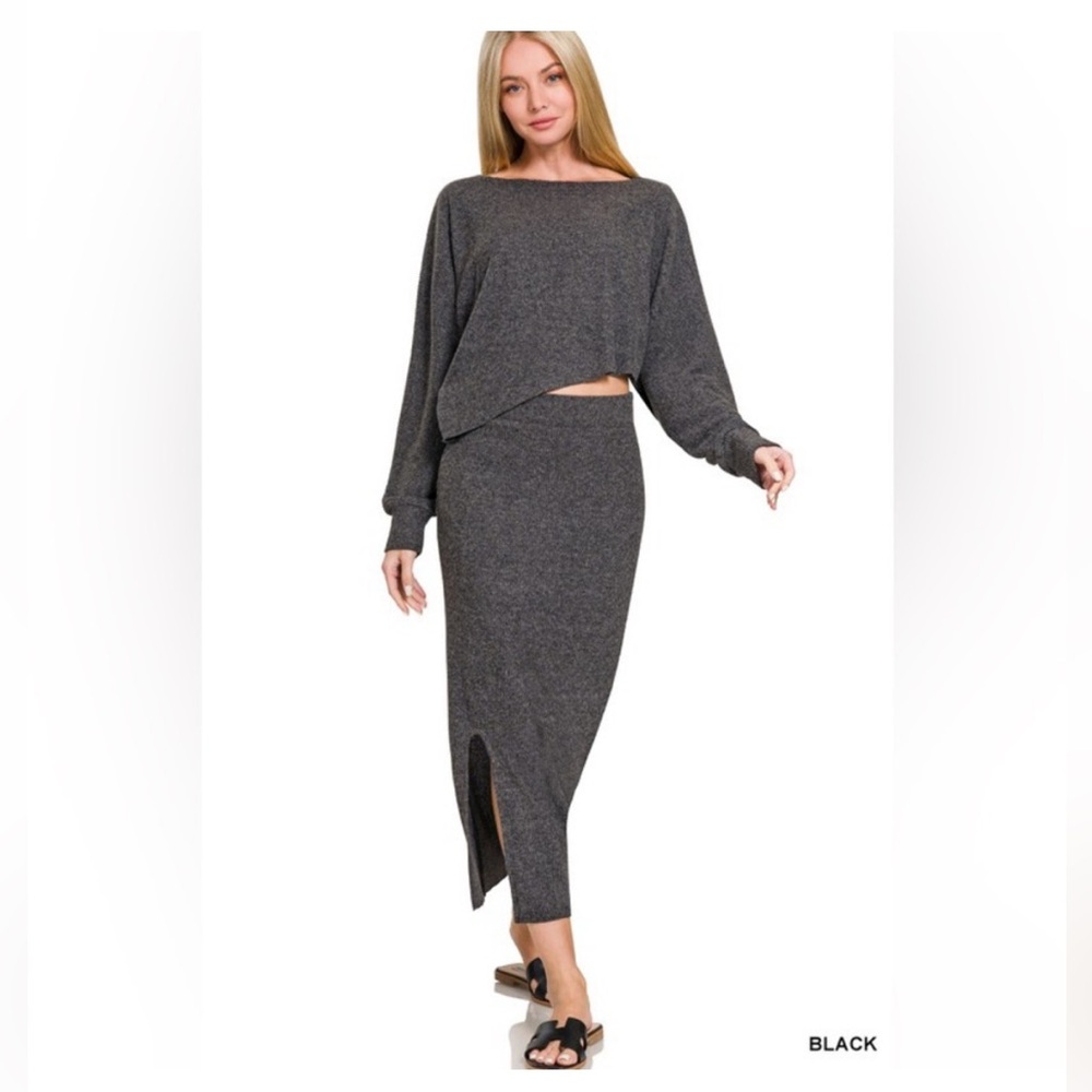 Zenana top and skirt set